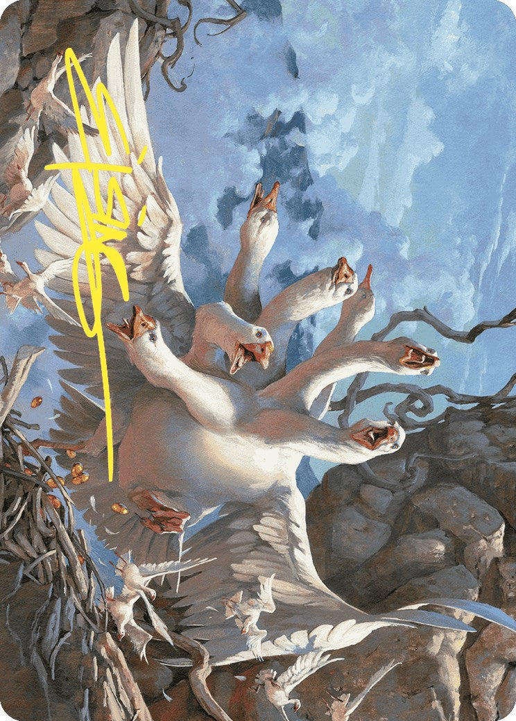 The Goose Mother Art Card (Gold-Stamped Signature) [Wilds of Eldraine Art Series] - Magic: The Gathering - Card Brawlers | Quebec | Canada |