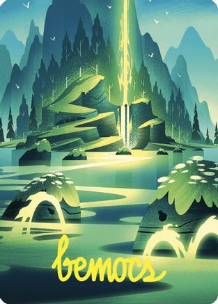 Leyline of Abundance Art Card (Gold-Stamped Signature) (ASWOE-073) - Art Series: Wilds of Eldraine - Art Series: Wilds of Eldraine - Card Brawlers | Quebec | Canada |