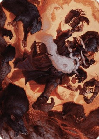 Tattered Ratter Art Card [Wilds of Eldraine Art Series] - Magic: The Gathering - Card Brawlers | Quebec | Canada |