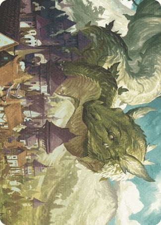 Beanstalk Wurm Art Card [Wilds of Eldraine Art Series] - Magic: The Gathering - Card Brawlers | Quebec | Canada |