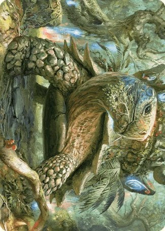 Blossoming Tortoise Art Card [Wilds of Eldraine Art Series] - Magic: The Gathering - Card Brawlers | Quebec | Canada |