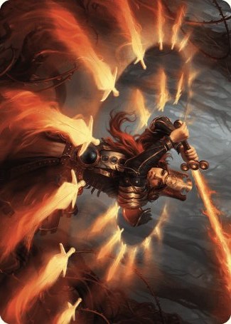 Heartflame Duelist Art Card [Wilds of Eldraine Art Series] - Magic: The Gathering - Card Brawlers | Quebec | Canada |