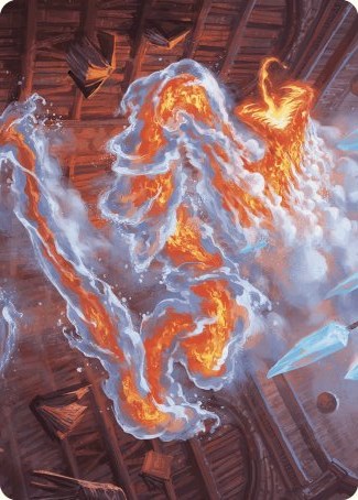 Scalding Viper Art Card [Wilds of Eldraine Art Series] - Magic: The Gathering - Card Brawlers | Quebec | Canada |