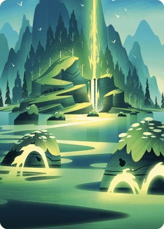 Leyline of Abundance Art Card [Wilds of Eldraine Art Series] - Magic: The Gathering - Card Brawlers | Quebec | Canada |