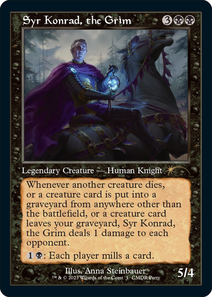 Syr Konrad, the Grim (Retro) [MagicFest 2023] - Magic: The Gathering - Card Brawlers | Quebec | Canada |