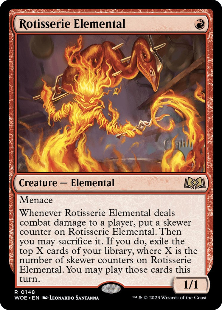 Rotisserie Elemental (Promo Pack) [Wilds of Eldraine Promos] - Magic: The Gathering - Card Brawlers | Quebec | Canada |