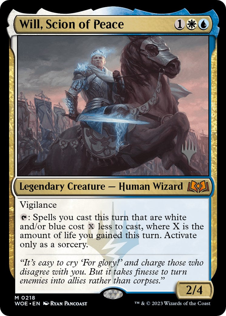 Will, Scion of Peace (Promo Pack) [Wilds of Eldraine Promos] - Magic: The Gathering - Card Brawlers | Quebec | Canada |