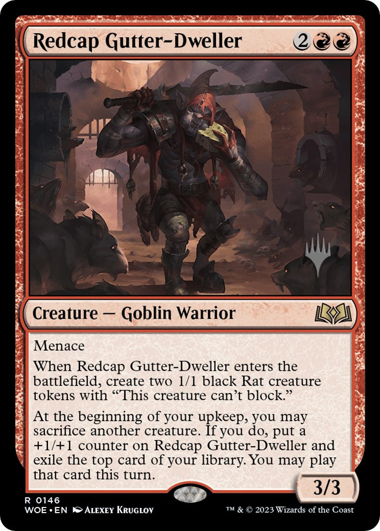 Redcap Gutter-Dweller (Promo Pack) [Wilds of Eldraine Promos] - Magic: The Gathering - Card Brawlers | Quebec | Canada |