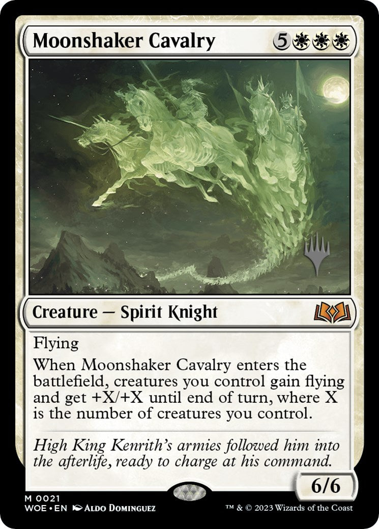 Moonshaker Cavalry (Promo Pack) [Wilds of Eldraine Promos] - Magic: The Gathering - Card Brawlers | Quebec | Canada |