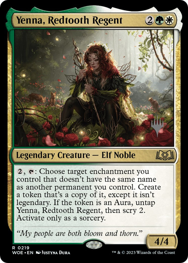 Yenna, Redtooth Regent (Promo Pack) [Wilds of Eldraine Promos] - Magic: The Gathering - Card Brawlers | Quebec | Canada |