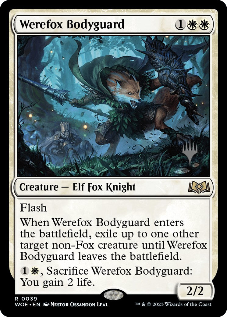 Werefox Bodyguard (Promo Pack) [Wilds of Eldraine Promos] - Magic: The Gathering - Card Brawlers | Quebec | Canada |