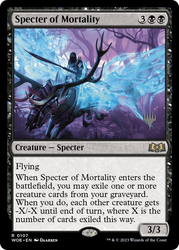 Specter of Mortality (Promo Pack) [Wilds of Eldraine Promos] - Magic: The Gathering - Card Brawlers | Quebec | Canada |