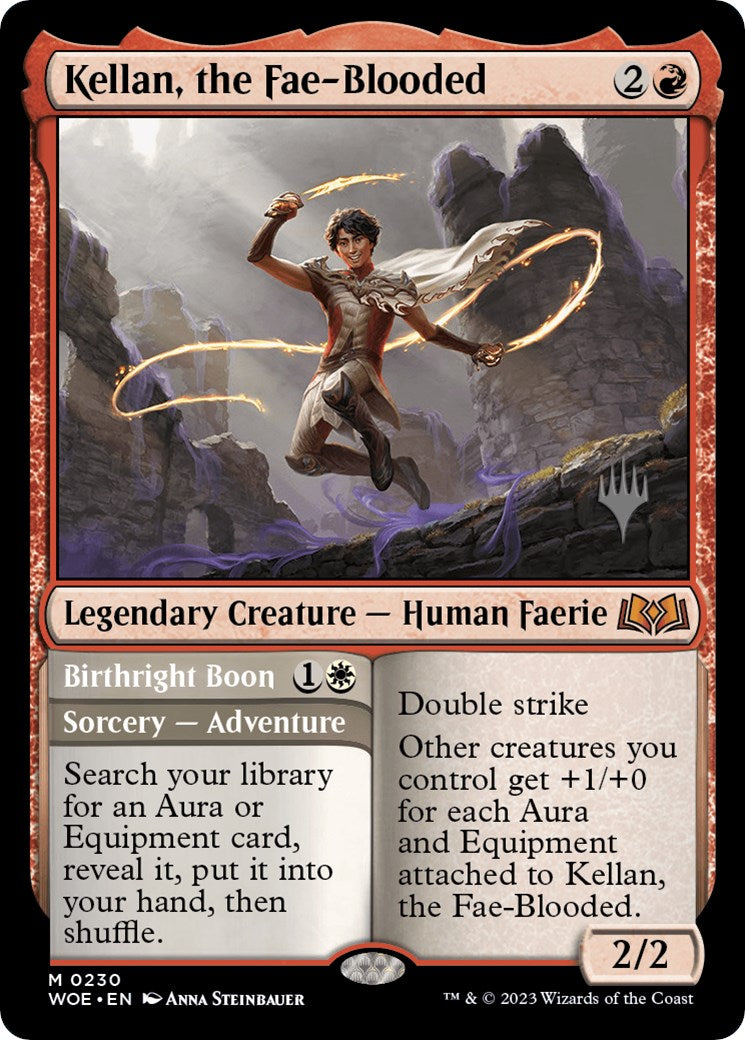 Kellan, the Fae-Blooded (Promo Pack) [Wilds of Eldraine Promos] - Magic: The Gathering - Card Brawlers | Quebec | Canada |