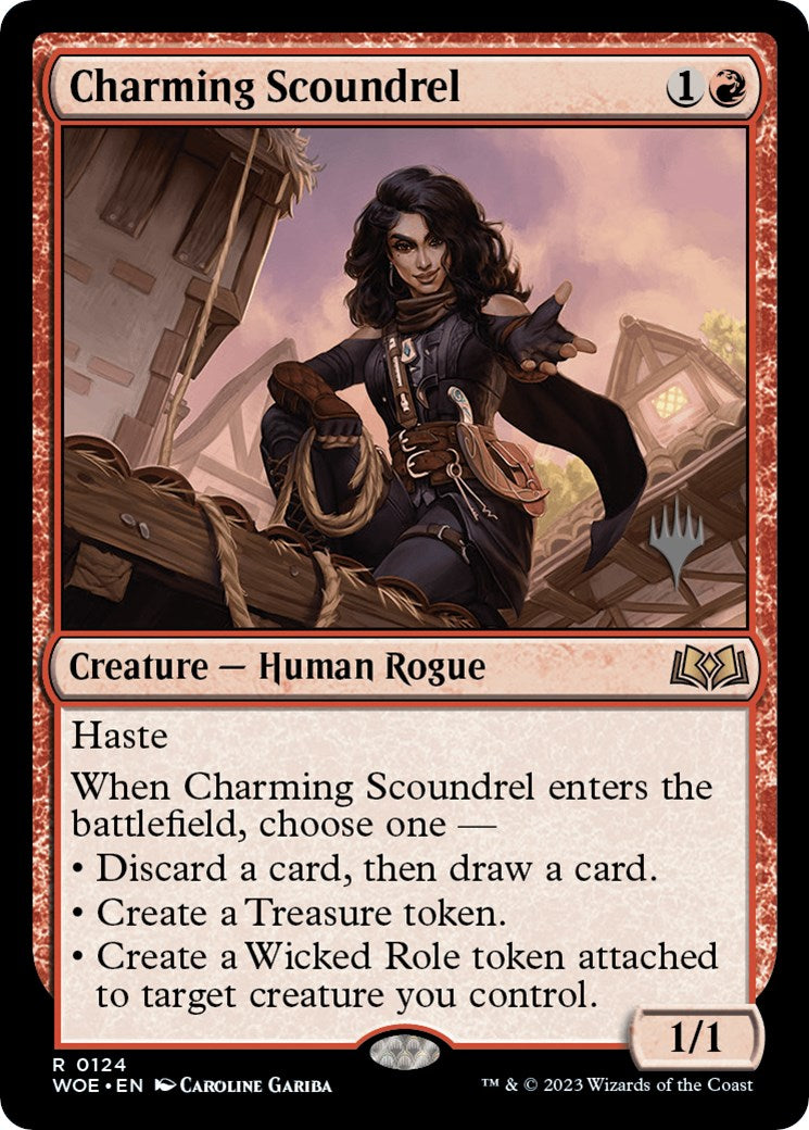 Charming Scoundrel (Promo Pack) [Wilds of Eldraine Promos] - Magic: The Gathering - Card Brawlers | Quebec | Canada |