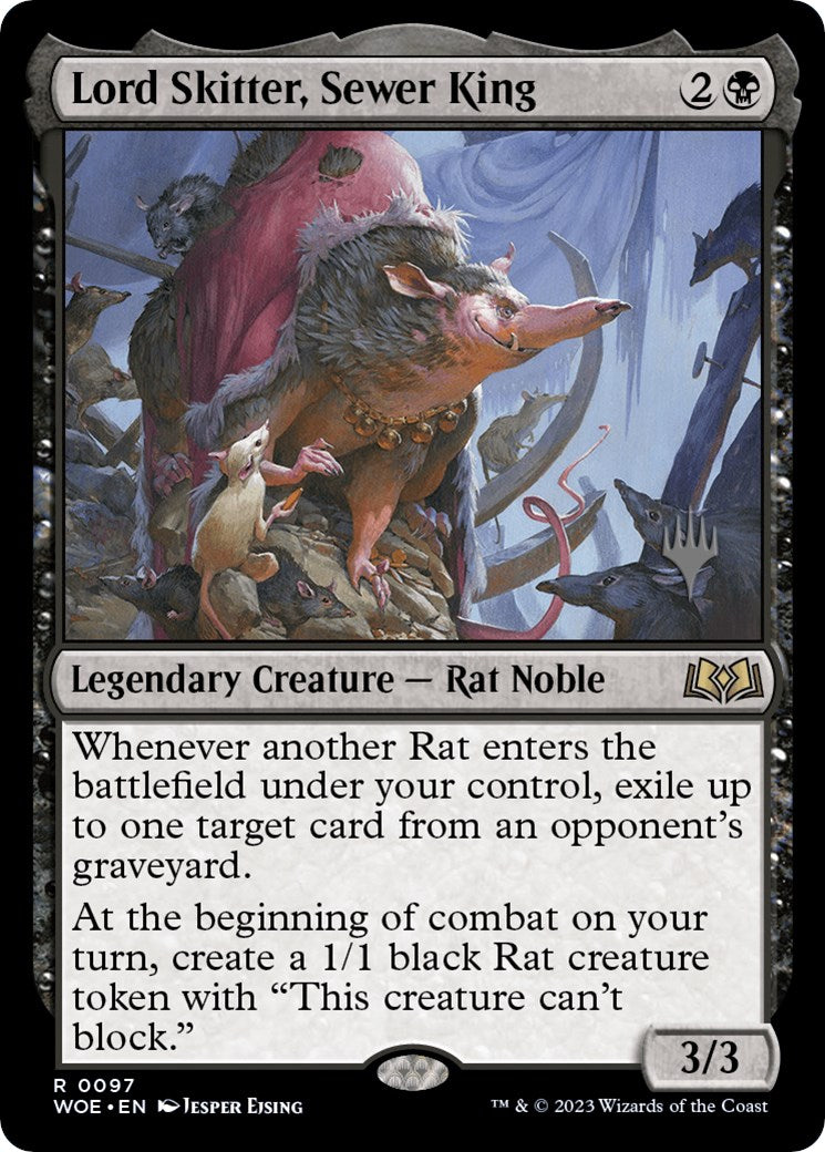Lord Skitter, Sewer King (Promo Pack) [Wilds of Eldraine Promos] - Magic: The Gathering - Card Brawlers | Quebec | Canada |