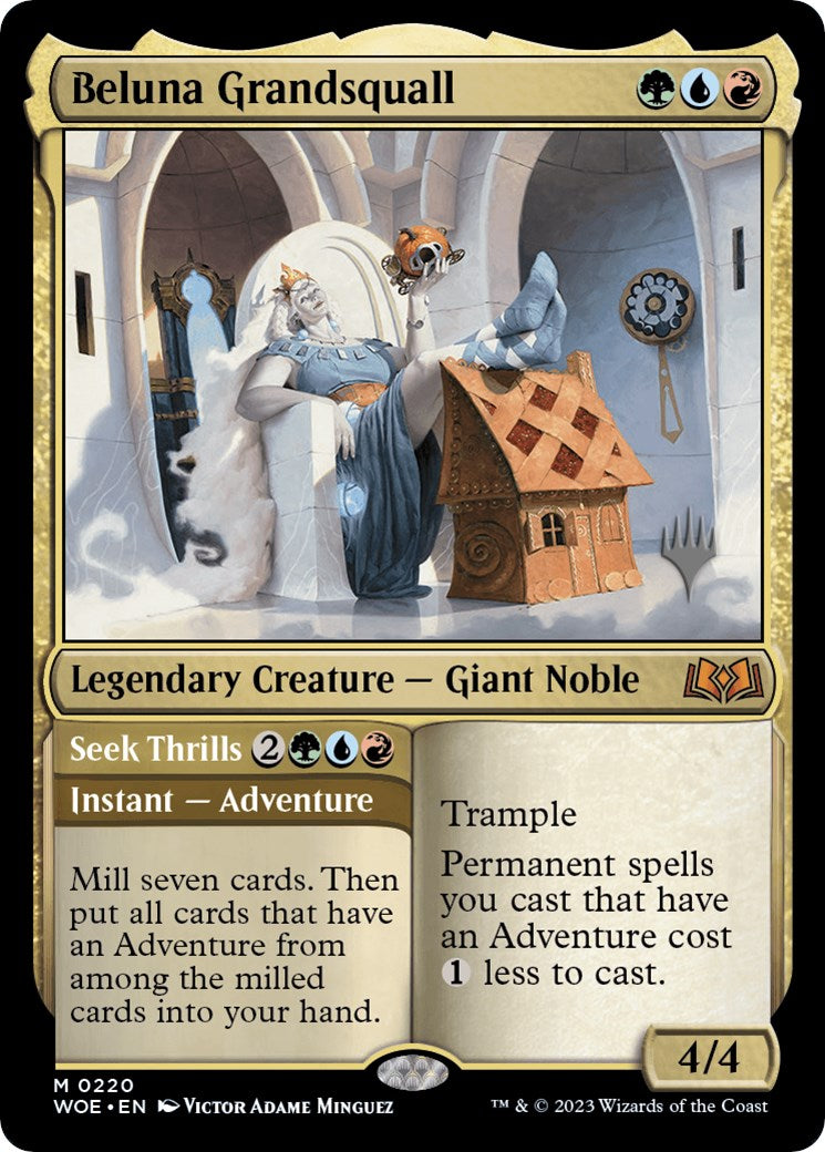 Beluna Grandsquall // Seek Thrills(Promo Pack) [Wilds of Eldraine Promos] - Magic: The Gathering - Card Brawlers | Quebec | Canada |