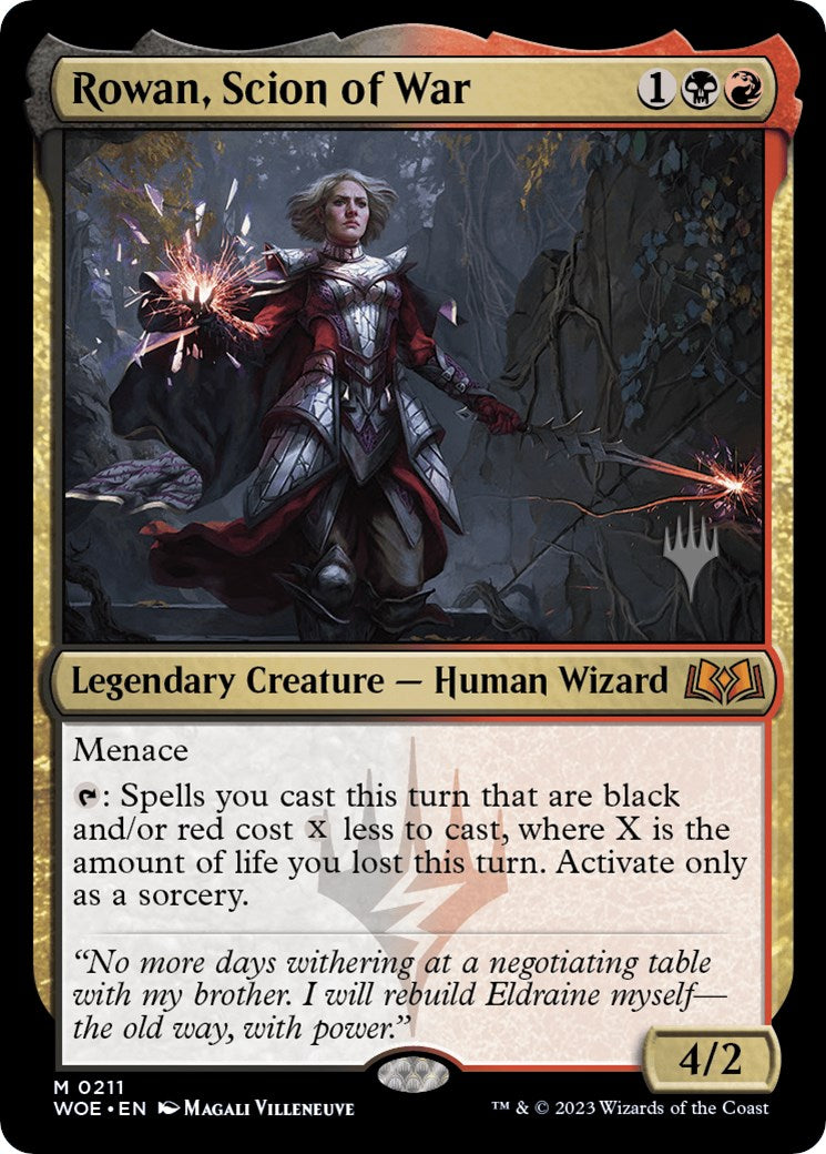 Rowan, Scion of War (Promo Pack) [Wilds of Eldraine Promos] - Magic: The Gathering - Card Brawlers | Quebec | Canada |