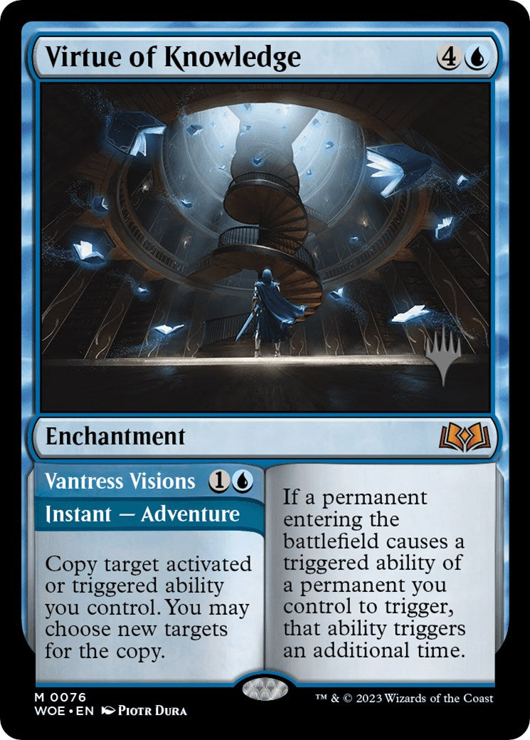 Virtue of Knowledge // Vantress Visions (Promo Pack) [Wilds of Eldraine Promos] - Magic: The Gathering - Card Brawlers | Quebec | Canada |