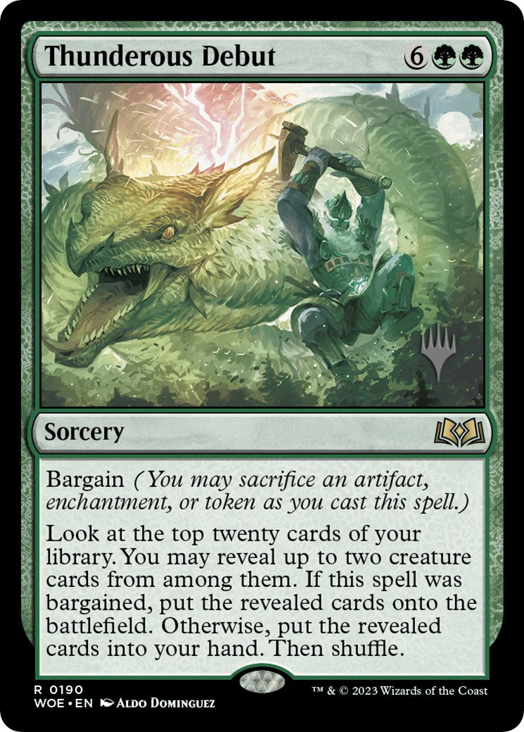 Thunderous Debut (Promo Pack) [Wilds of Eldraine Promos] - Magic: The Gathering - Card Brawlers | Quebec | Canada |