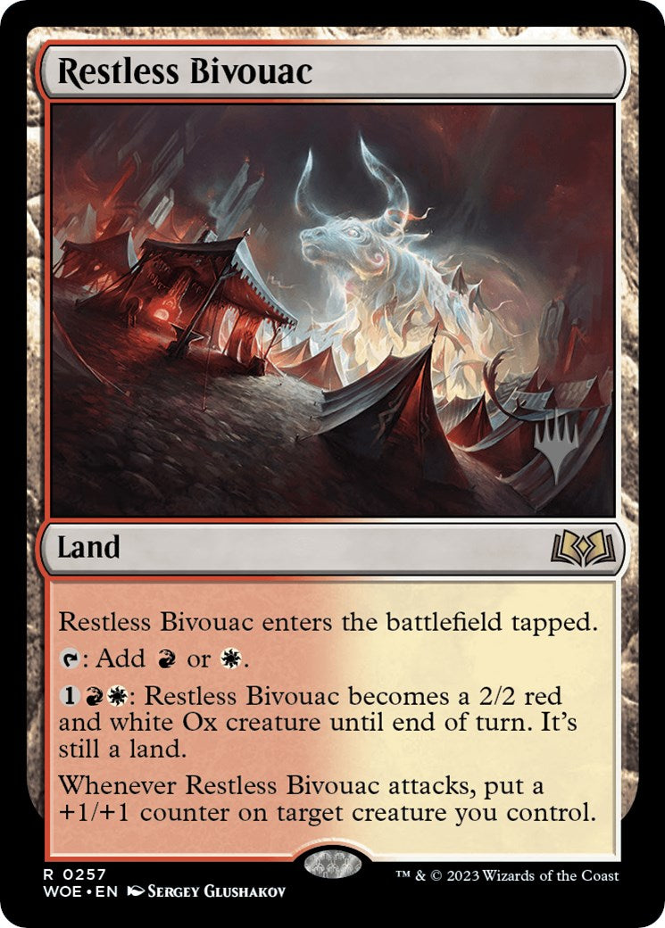 Restless Bivouac (Promo Pack) [Wilds of Eldraine Promos] - Magic: The Gathering - Card Brawlers | Quebec | Canada |