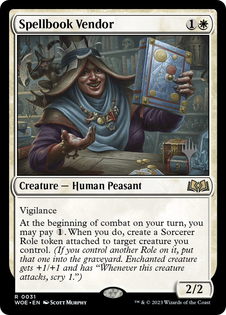 Spellbook Vendor (Promo Pack) [Wilds of Eldraine Promos] - Magic: The Gathering - Card Brawlers | Quebec | Canada |