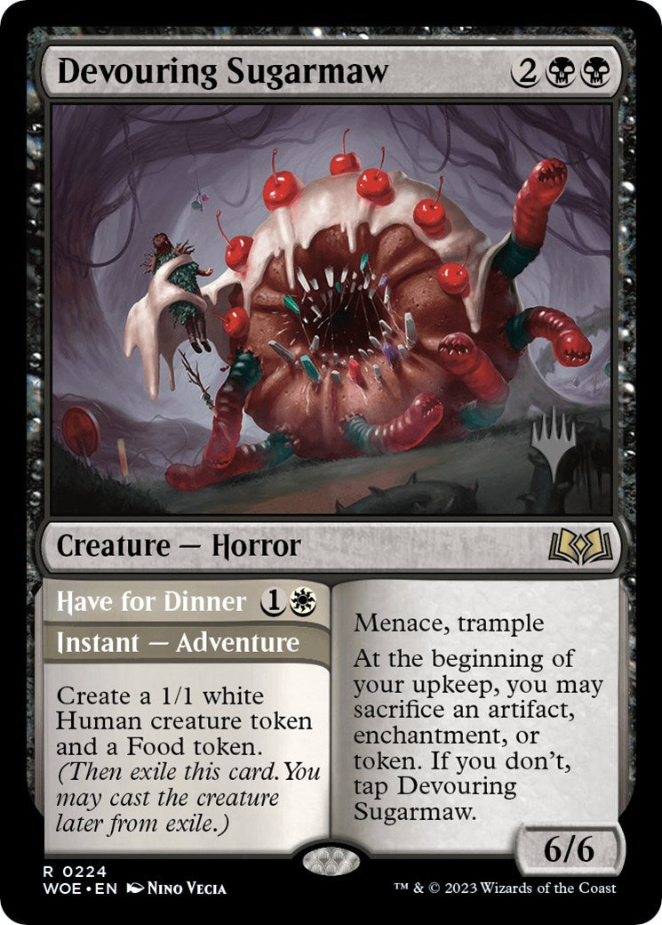 Devouring Sugarmaw // Have for Dinner(Promo Pack) [Wilds of Eldraine Promos] - Magic: The Gathering - Card Brawlers | Quebec | Canada |