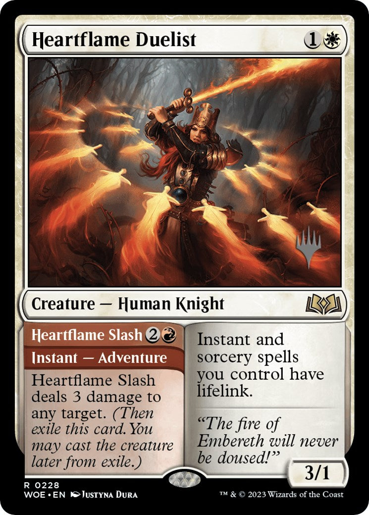Heartflame Duelist // Heatflame Duelist (Promo Pack) [Wilds of Eldraine Promos] - Magic: The Gathering - Card Brawlers | Quebec | Canada |