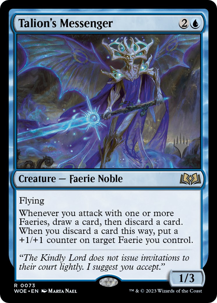 Talion's Messenger (Promo Pack) [Wilds of Eldraine Promos] - Magic: The Gathering - Card Brawlers | Quebec | Canada |