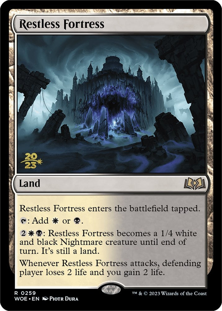 Restless Fortress [Wilds of Eldraine Prerelease Promos] - Magic: The Gathering - Card Brawlers | Quebec | Canada |