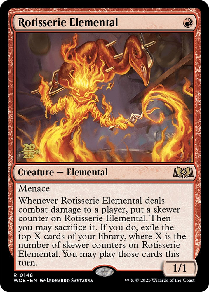 Rotisserie Elemental [Wilds of Eldraine Prerelease Promos] - Magic: The Gathering - Card Brawlers | Quebec | Canada |