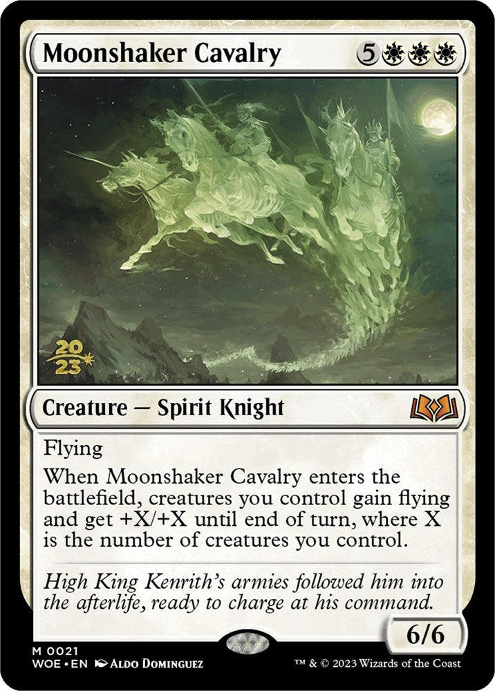 Moonshaker Cavalry [Wilds of Eldraine Prerelease Promos] - Magic: The Gathering - Card Brawlers | Quebec | Canada |