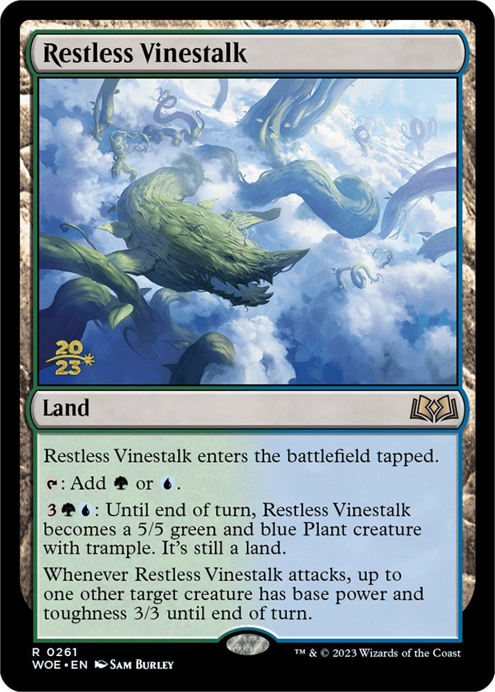 Restless Vinestalk [Wilds of Eldraine Prerelease Promos] - Magic: The Gathering - Card Brawlers | Quebec | Canada |