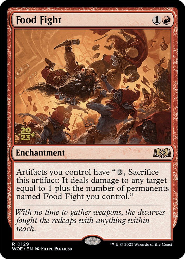 Food Fight [Wilds of Eldraine Prerelease Promos] - Magic: The Gathering - Card Brawlers | Quebec | Canada |