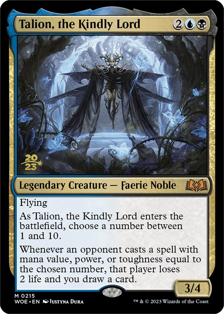 Talion, the Kindly Lord [Wilds of Eldraine Prerelease Promos] - Magic: The Gathering - Card Brawlers | Quebec | Canada |