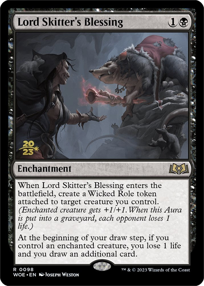 Lord Skitter's Blessing [Wilds of Eldraine Prerelease Promos] - Magic: The Gathering - Card Brawlers | Quebec | Canada |