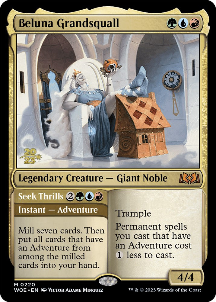 Beluna Grandsquall // Seek Thrills(Promo Pack) [Wilds of Eldraine Promos] - Magic: The Gathering - Card Brawlers | Quebec | Canada |