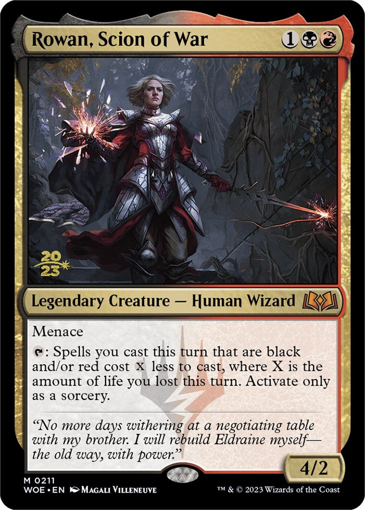 Rowan, Scion of War [Wilds of Eldraine Prerelease Promos] - Magic: The Gathering - Card Brawlers | Quebec | Canada |