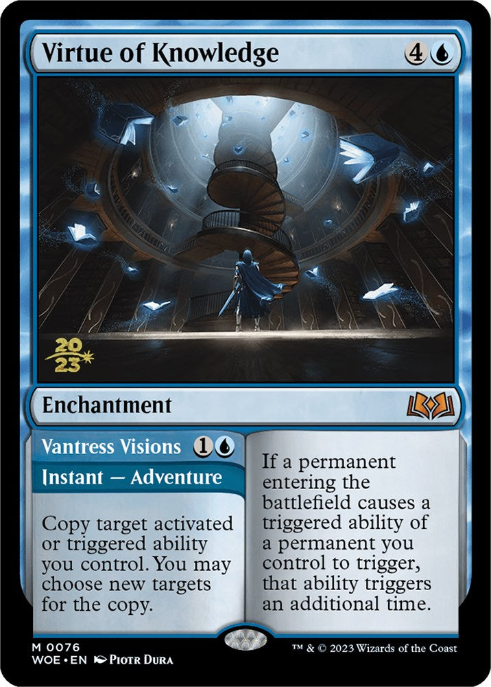 Virtue of Knowledge // Vantress Visions [Wilds of Eldraine Prerelease Promos] - Magic: The Gathering - Card Brawlers | Quebec | Canada |
