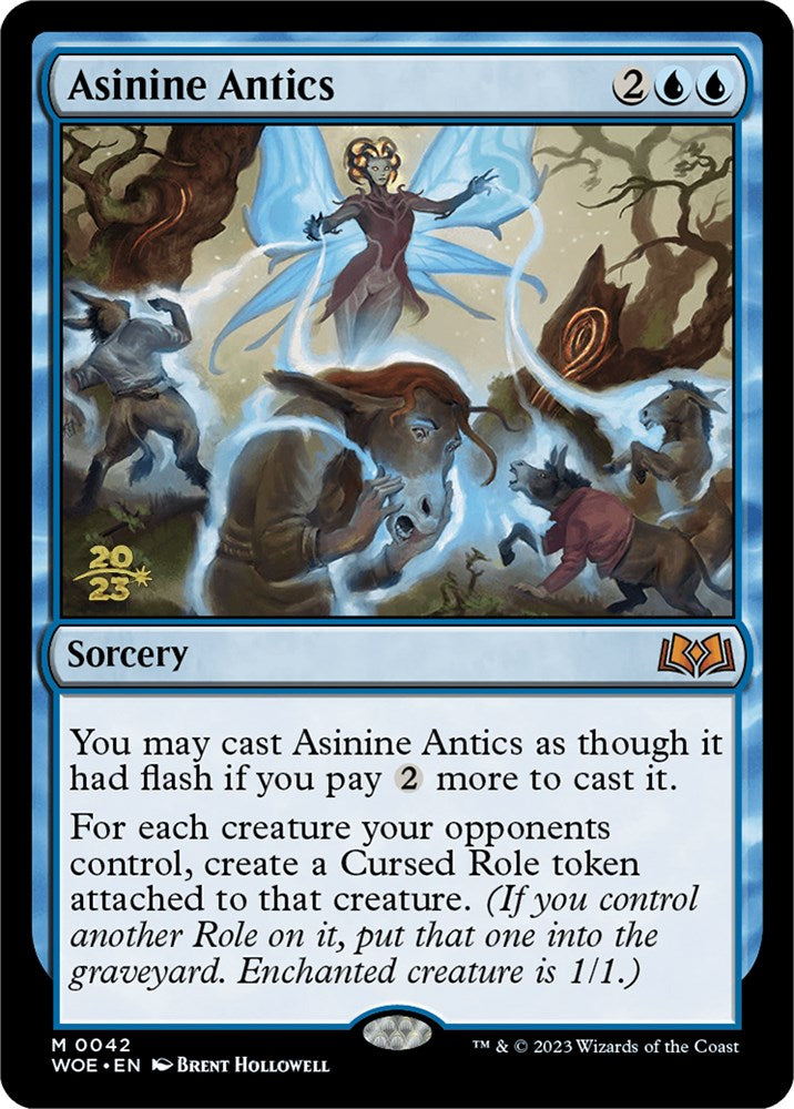 Asinine Antics [Wilds of Eldraine Prerelease Promos] - Magic: The Gathering - Card Brawlers | Quebec | Canada |