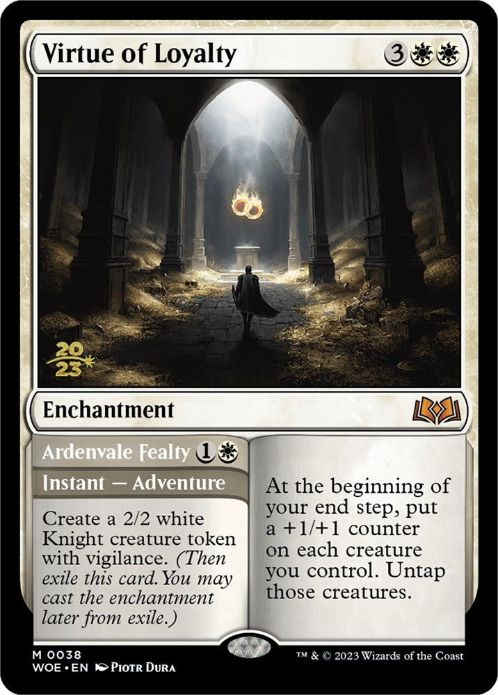 Virtue of Loyalty // Ardenvale Fealty (Promo Pack) [Wilds of Eldraine Promos] - Magic: The Gathering - Card Brawlers | Quebec | Canada |