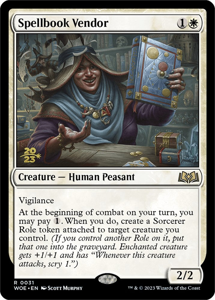Spellbook Vendor [Wilds of Eldraine Prerelease Promos] - Magic: The Gathering - Card Brawlers | Quebec | Canada |
