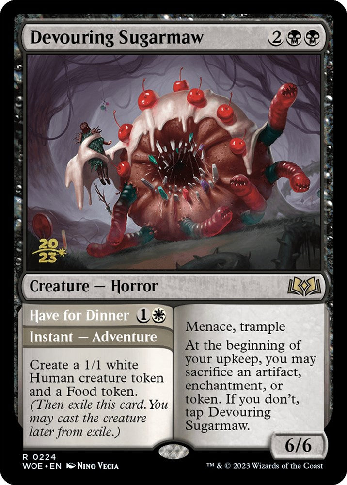 Devouring Sugarmaw // Have for Dinner(Promo Pack) [Wilds of Eldraine Promos] - Magic: The Gathering - Card Brawlers | Quebec | Canada |