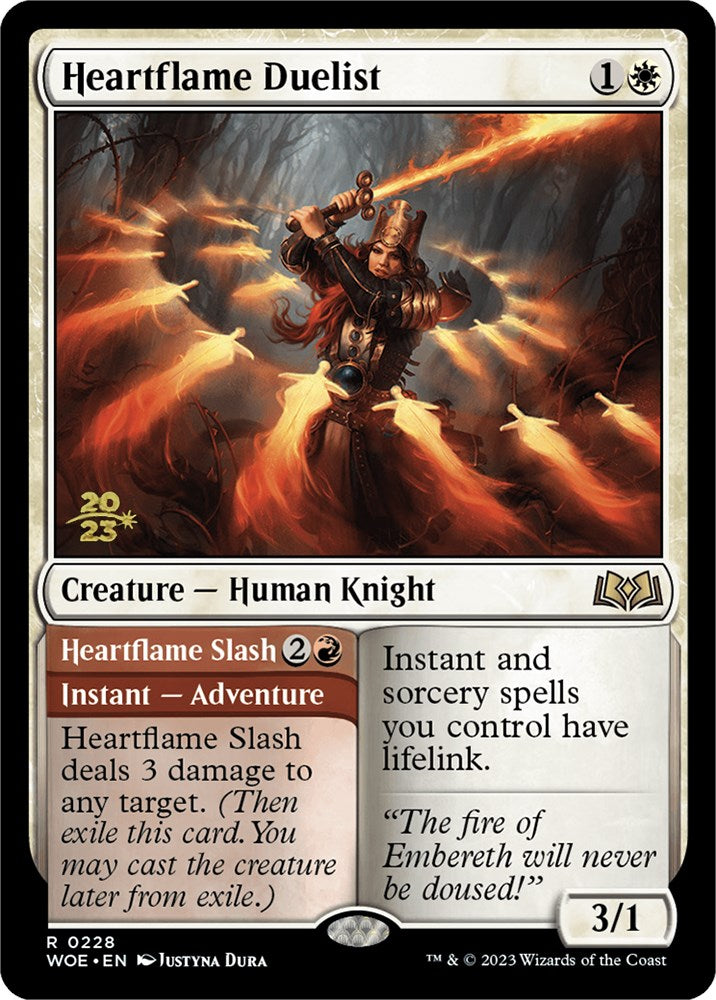 Heartflame Duelist // Heartflame Slash [Wilds of Eldraine Prerelease Promos] - Magic: The Gathering - Card Brawlers | Quebec | Canada |