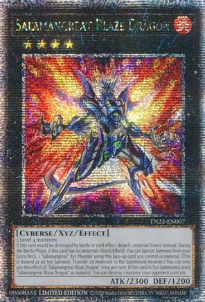 Salamangreat Blaze Dragon [TN23-EN007] Quarter Century Secret Rare - Yu-Gi-Oh! - Card Brawlers | Quebec | Canada |