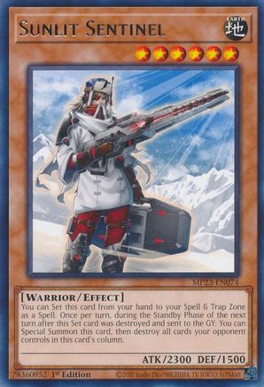 Sunlit Sentinel [MP23-EN074] Rare - Yu-Gi-Oh! - Card Brawlers | Quebec | Canada |