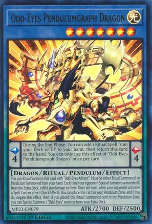Odd-Eyes Pendulumgraph Dragon [MP23-EN079] Ultra Rare - Yu-Gi-Oh! - Card Brawlers | Quebec | Canada |