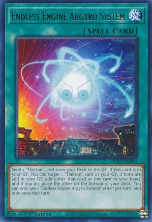 Endless Engine Argyro System [MP23-EN092] Rare - Yu-Gi-Oh! - Card Brawlers | Quebec | Canada |