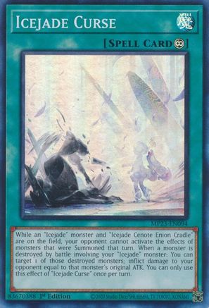 Icejade Curse [MP23-EN094] Super Rare - Yu-Gi-Oh! - Card Brawlers | Quebec | Canada |