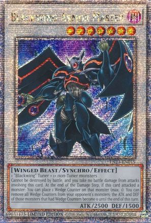 Blackwing Armor Master [TN23-EN015] Quarter Century Secret Rare - Yu-Gi-Oh! - Card Brawlers | Quebec | Canada |