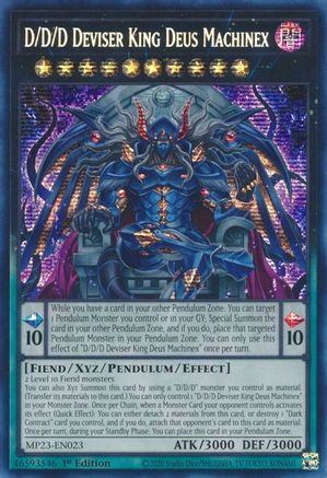 D/D/D Deviser King Deus Machinex [MP23-EN023] Prismatic Secret Rare - Yu-Gi-Oh! - Card Brawlers | Quebec | Canada |